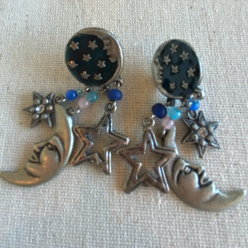 Jewelry Set Necklace and Earrings Galaxy - Picture 4 of 9